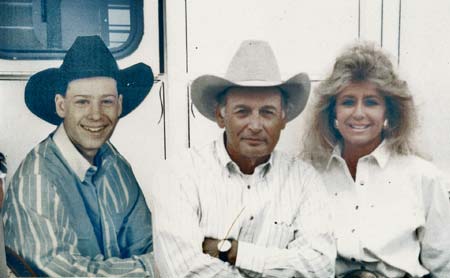 Lee, Jackie and Clayton Jones Owners and Operators of C-J Ranch in Randlett, Oklahoma